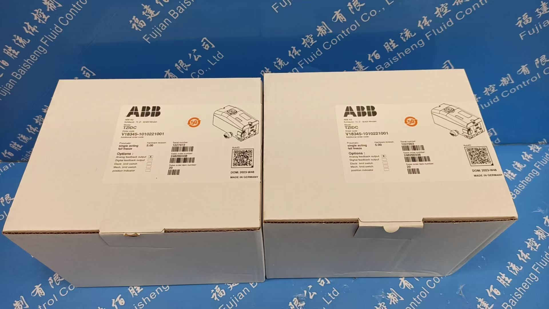 ABB V18345-1010221001阀门定位器